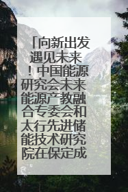 向新出发 遇见未来！中国能源研究会未来能源产教融合专委会和太行先进储能技术研究院在保定成立